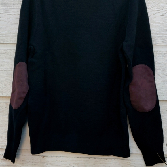 Michael kors 1/4 quarter zip pullover sweater size S color black - Picture 6 of 10